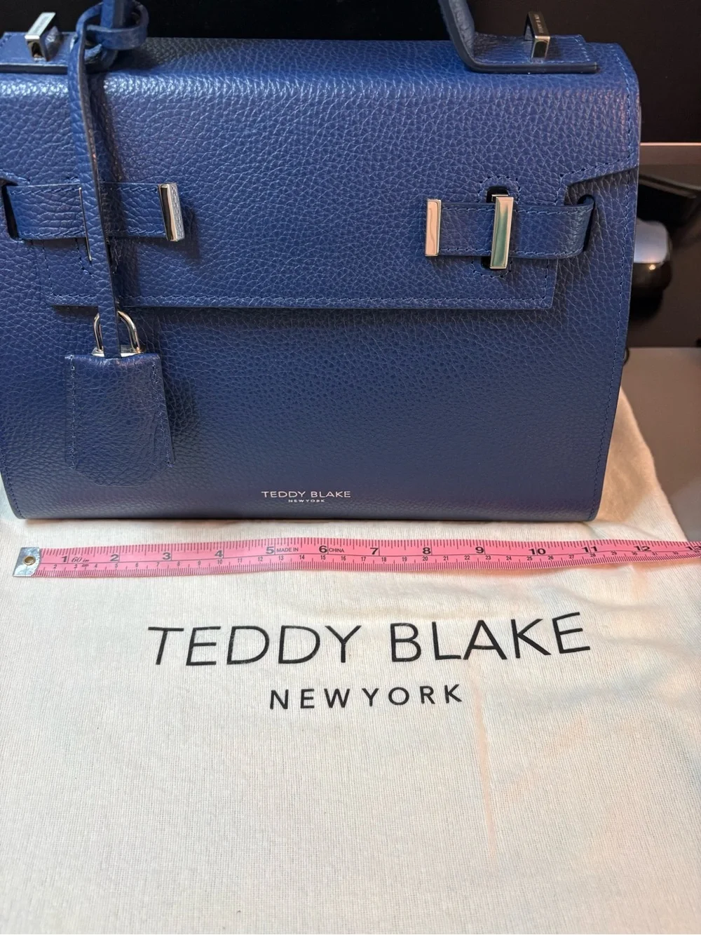 Teddy Blake Ava 11” in Blue Jeans with Silver Hardware - Picture 10 of 12